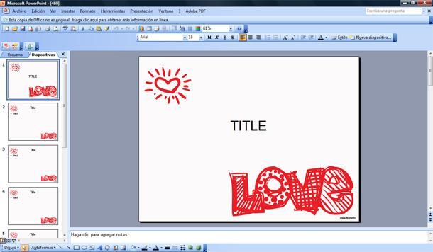 Diapositivas de amor powerpoint presentation
