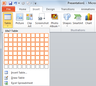 tabla ppt