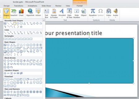 crear borde powerpoint