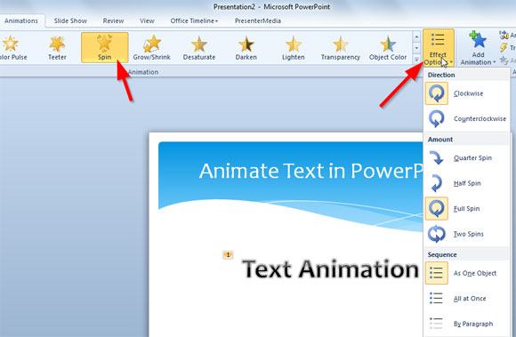 Cómo animar el texto en PowerPoint .PPT - Plantillas Power Point