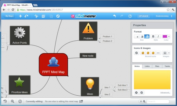 mind map powerpoint