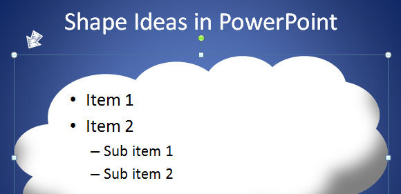 shape powerpoint