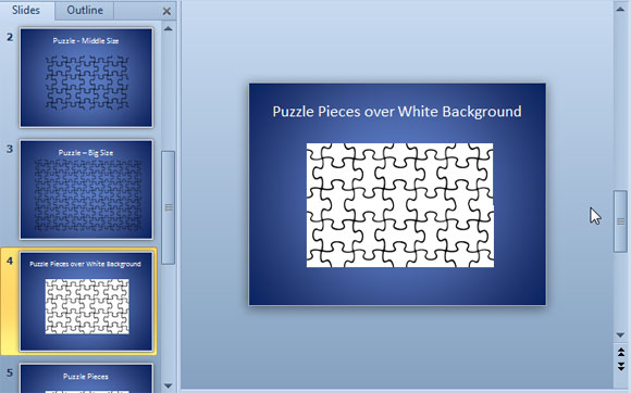 Plantilla de Puzzle para PowerPoint