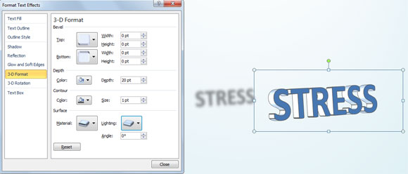 stress 3d powerpoint