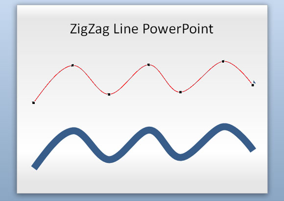 formas zig zag powerpoint