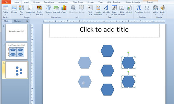 Los siete modelos S en PowerPoint 2010