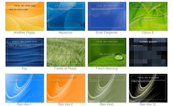 powerpoint openoffice templates plantilla