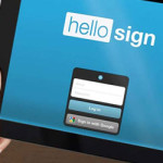 HelloSign para firmar documentos - notebook con aplicación