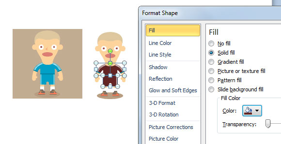 desagrupar figuras en powerpoint