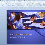 Presentación PowerPoint de Tesis para Graduación