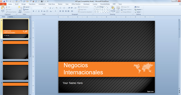 PPT presentaciones de Negocios Internacionales