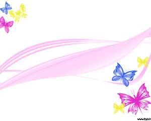 Mariposas Coloridas Powerpoint PPT Template