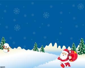 snowy christmas PPT