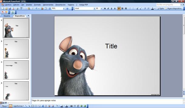 Ratatouille Plantilla PPT